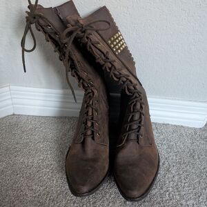 Jeffery Campbell vintage holy roller boots